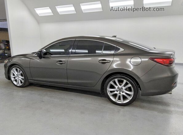JM1GL1V52H1107377 2017 MAZDA 6 Gray Rear left