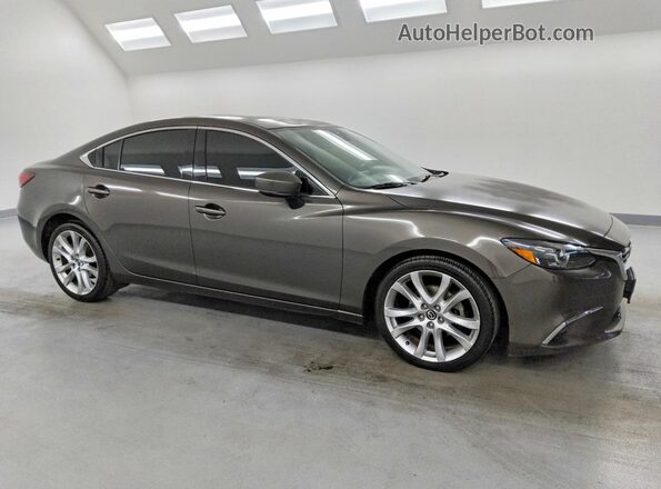 JM1GL1V52H1107377 2017 MAZDA 6 Gray Front right