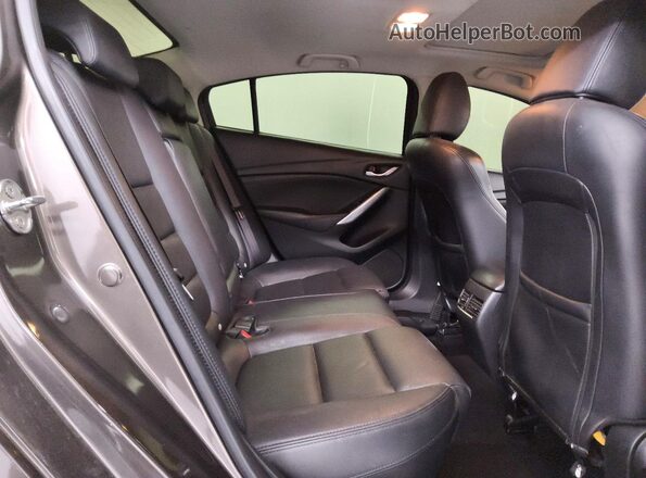 JM1GL1V52H1107377 2017 MAZDA 6 Gray Rear seats view