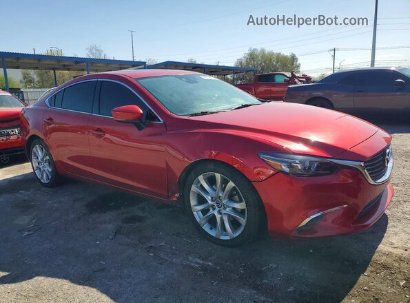 JM1GL1V52H1121912 2017 MAZDA 6 Red Delantero derecho