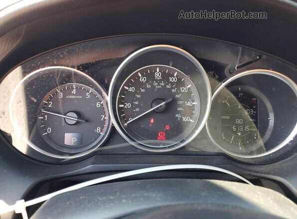 JM1GL1V52H1121912 2017 MAZDA 6 Red Vista del cuadro de instrumentos