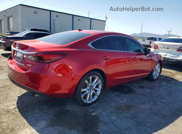 JM1GL1V52H1121912 2017 MAZDA 6 Red Trasero derecho