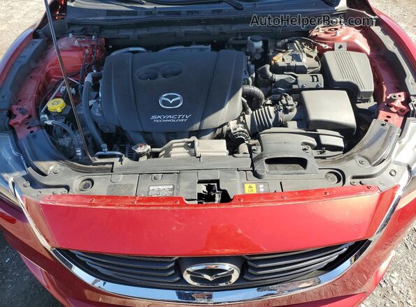 JM1GL1V52H1121912 2017 MAZDA 6 Red Vista interior trasera