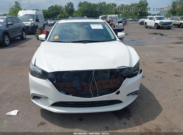 JM1GL1V52H1122915 2017 MAZDA 6 Белый Вид задней части салона