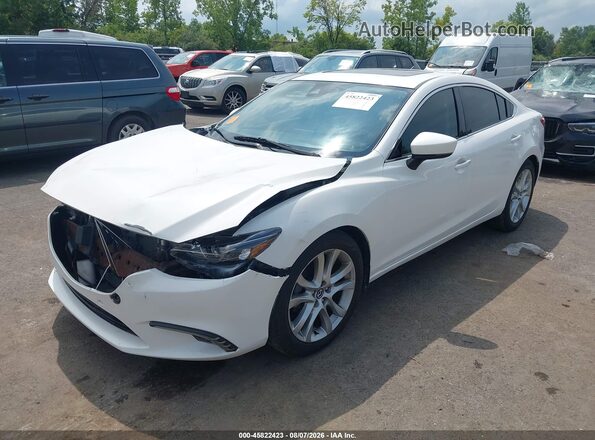 JM1GL1V52H1122915 2017 MAZDA 6 Белый Передняя левая четверть