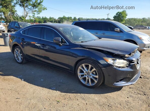 JM1GL1V52H1140170 2017 MAZDA 6 Blue Delantero derecho