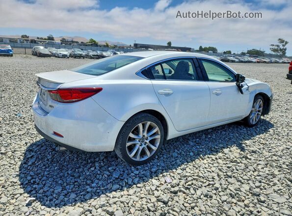 JM1GL1V53H1101281 2017 MAZDA 6 White უკანა მარჯვენა