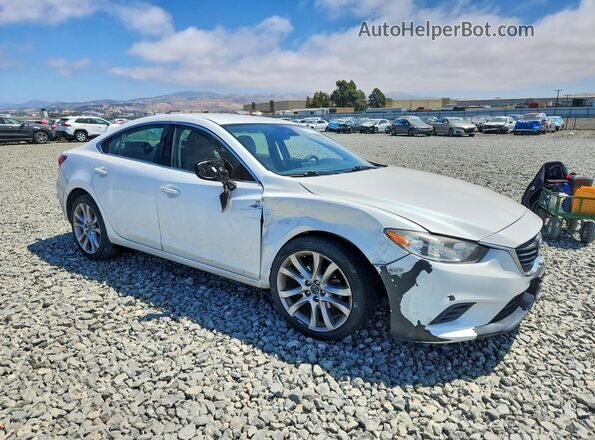 JM1GL1V53H1101281 2017 MAZDA 6 White წინა მარჯვენა