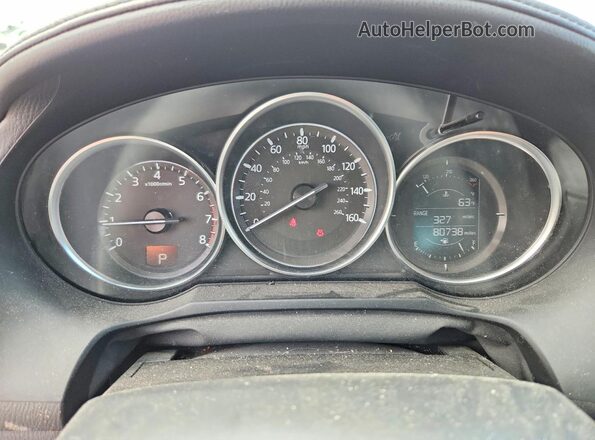 JM1GL1V53H1101281 2017 MAZDA 6 White ხელსაწყოთა პანელის ხედი