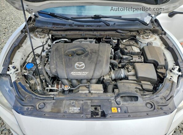 JM1GL1V53H1101281 2017 MAZDA 6 White უკანა სალონის ხედი
