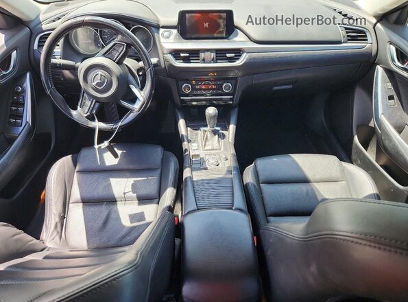 JM1GL1V53H1101281 2017 MAZDA 6 White წინა პანელის ხედი