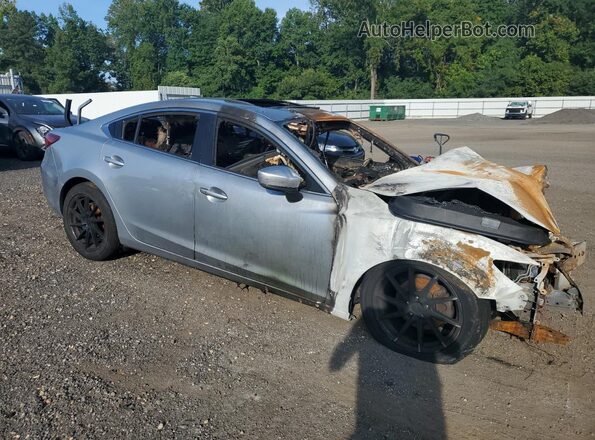JM1GL1V53H1103855 2017 MAZDA 6 Silver Передня права чверть