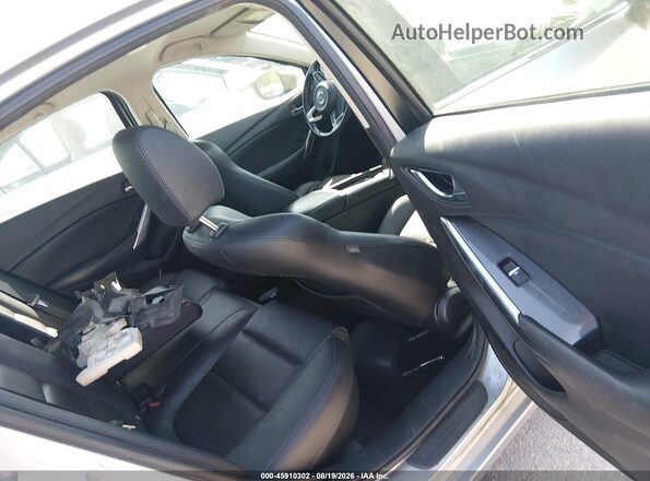 JM1GL1V54H1107445 2017 MAZDA 6 Light Blue Vista de la etiqueta del VIN