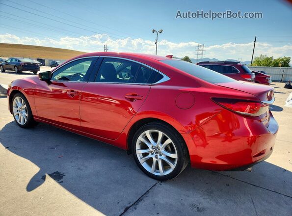 JM1GL1V54H1143278 2017 MAZDA 6 Red Задня ліва чверть