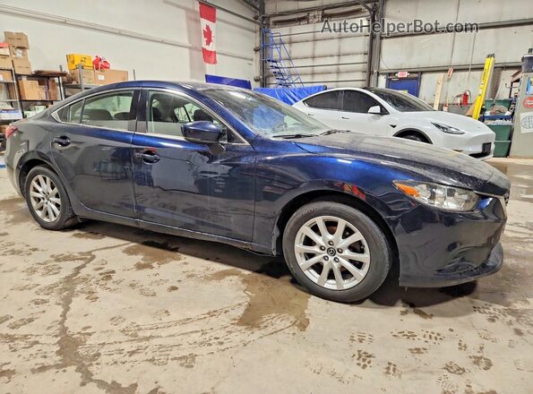 JM1GL1V55H1101671 2017 MAZDA 6 Blue Delantero derecho