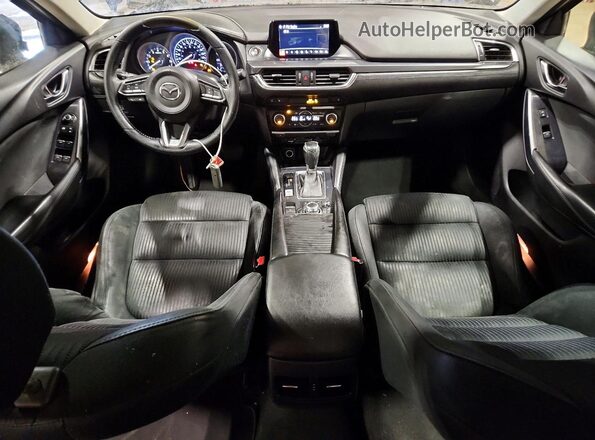 JM1GL1V55H1101671 2017 MAZDA 6 Blue Vista del salpicadero