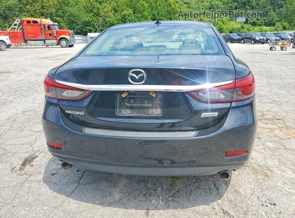 JM1GL1V55H1110015 2017 MAZDA 6 Black Հետևի տեսք