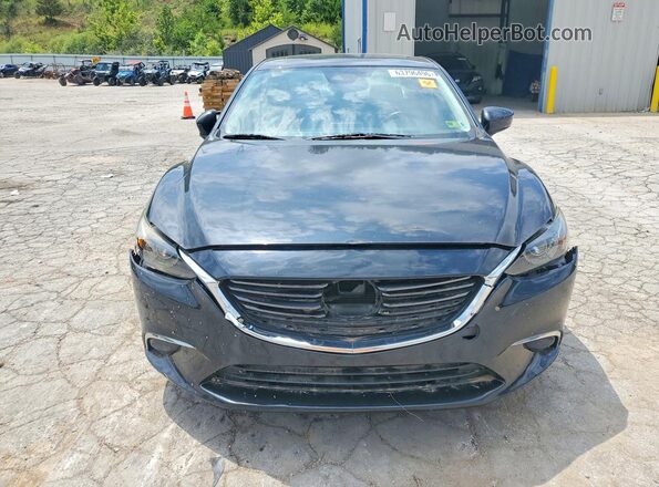 JM1GL1V55H1110015 2017 MAZDA 6 Black Դիմացի տեսք