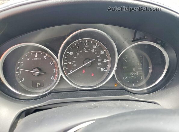 JM1GL1V55H1110015 2017 MAZDA 6 Black Սարքավորումների վահանակի տեսք