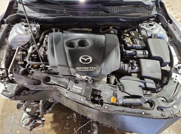 JM1GL1V55H1119233 2017 MAZDA 6 Silver Вид задньої частини салону