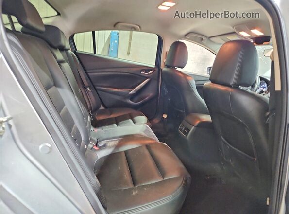 JM1GL1V55H1119233 2017 MAZDA 6 Silver Вид задніх сидінь