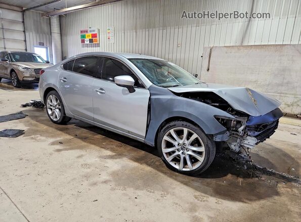 JM1GL1V55H1119233 2017 MAZDA 6 Silver Передня права чверть