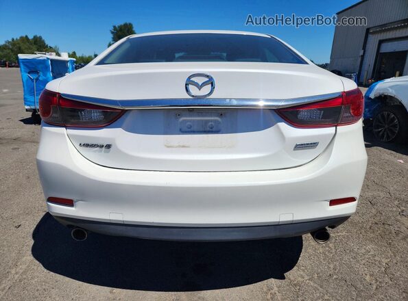 JM1GL1V56H1115224 2017 MAZDA 6 White Rear view