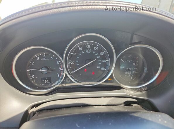 JM1GL1V56H1115224 2017 MAZDA 6 White Instrument cluster view