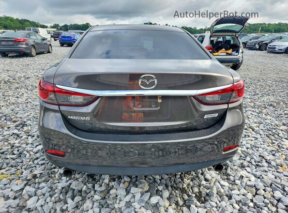 JM1GL1V56H1133626 2017 MAZDA 6 Gray Widok z tyłu