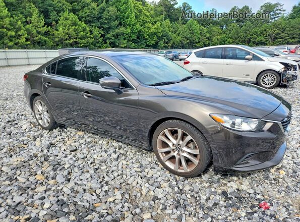 JM1GL1V56H1133626 2017 MAZDA 6 Gray Przód prawy