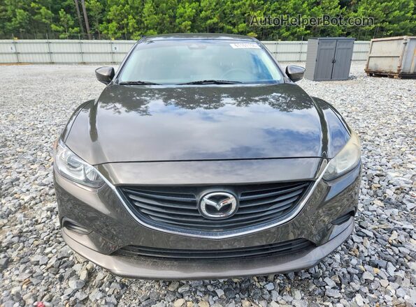JM1GL1V56H1133626 2017 MAZDA 6 Gray Widok z przodu