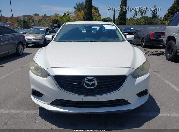 JM1GL1V56H1146828 2017 MAZDA 6 White Սարքավորումների վահանակի տեսք