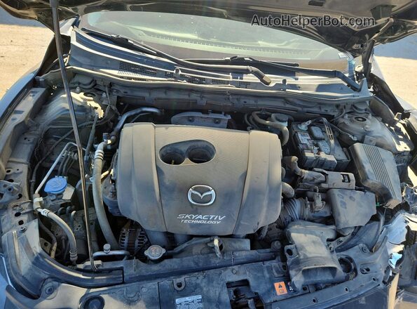 JM1GL1V57H1131688 2017 MAZDA 6 Black Սալոնի հետևի տեսք