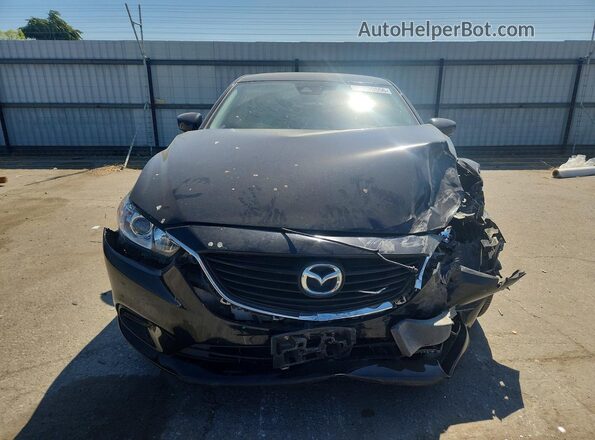 JM1GL1V57H1131688 2017 MAZDA 6 Black Դիմացի տեսք