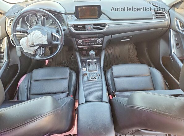 JM1GL1V57H1131688 2017 MAZDA 6 Black Առջևի վահանակի տեսք