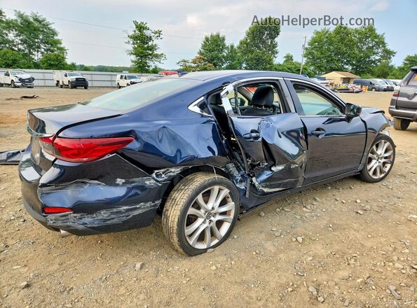 JM1GL1V57H1143839 2017 MAZDA 6 Blue უკანა მარჯვენა