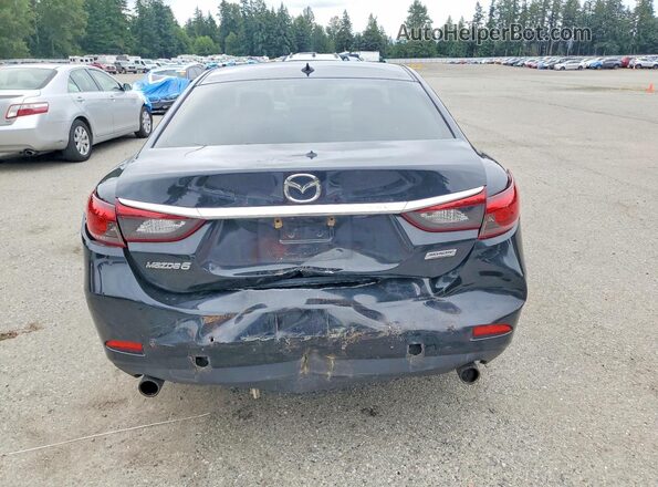 JM1GL1V58H1108775 2017 MAZDA 6 Black Вид ззаду