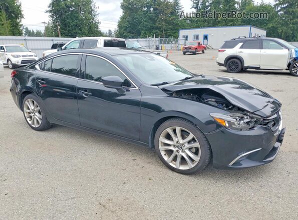 JM1GL1V58H1108775 2017 MAZDA 6 Black Передня права чверть