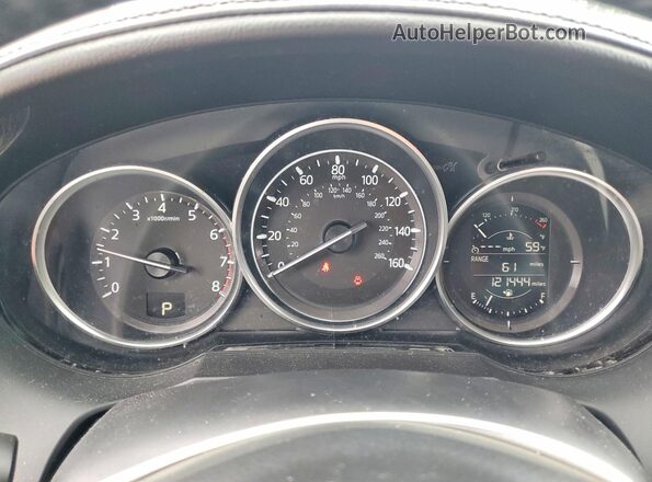 JM1GL1V58H1108775 2017 MAZDA 6 Black Вид щитка приладів