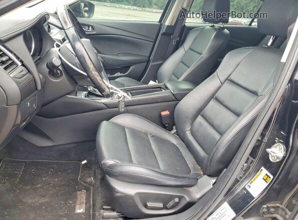 JM1GL1V58H1108775 2017 MAZDA 6 Black Вид салону спереду