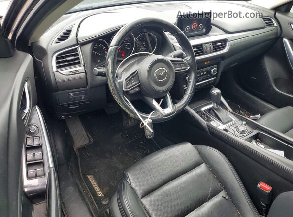 JM1GL1V58H1108775 2017 MAZDA 6 Black Вид панелі приладів