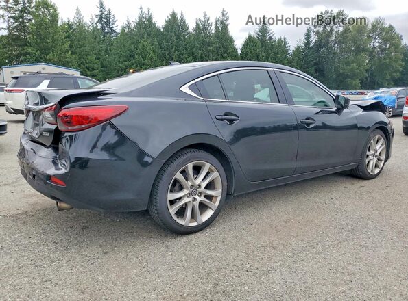 JM1GL1V58H1108775 2017 MAZDA 6 Black Задня права чверть