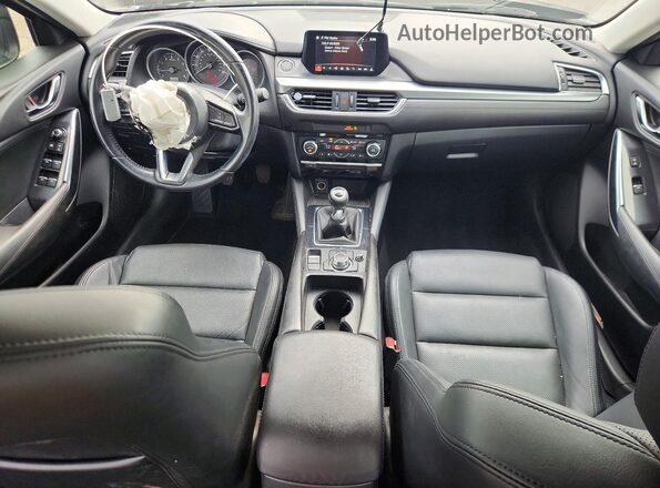 JM1GL1V58H1113927 2017 MAZDA 6 Black Dashboard view