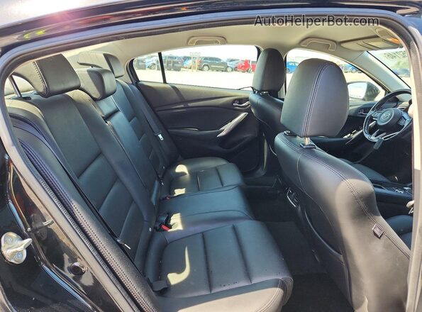 JM1GL1V58H1125639 2017 MAZDA 6 Black Vista de los asientos traseros