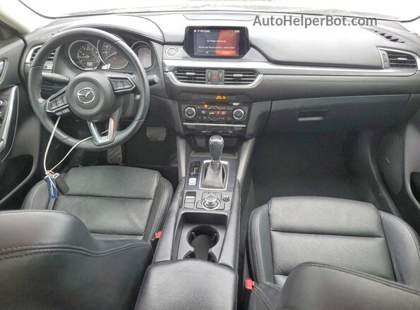 JM1GL1V59H1120661 2017 MAZDA 6 Blue Առջևի վահանակի տեսք