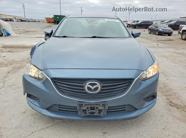 JM1GL1V59H1120661 2017 MAZDA 6 Blue Դիմացի տեսք