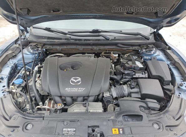 JM1GL1V59H1120661 2017 MAZDA 6 Blue Սալոնի հետևի տեսք