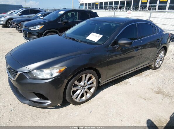 JM1GL1V59H1129540 2017 MAZDA 6 Gray Front left