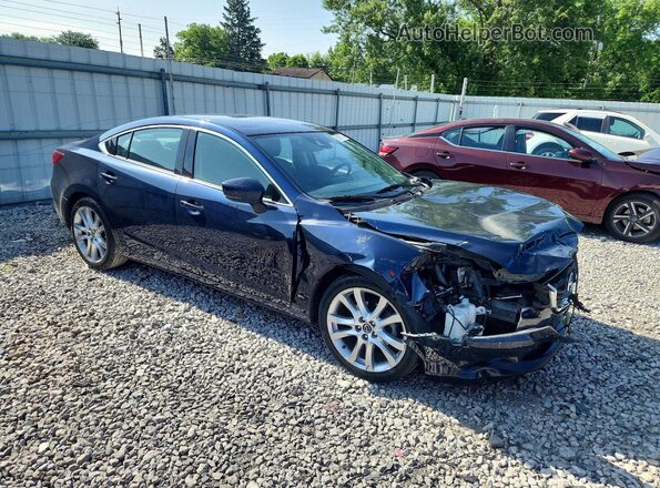 JM1GL1V59H1135192 2017 MAZDA 6 Black Przód prawy