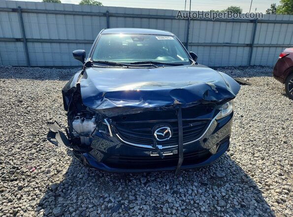 JM1GL1V59H1135192 2017 MAZDA 6 Black Widok z przodu